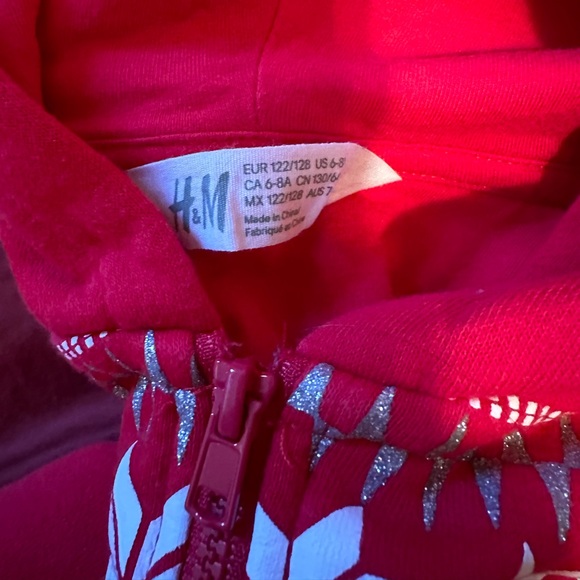 Winter Red SweatSuit Onsie - Picture 3 of 5